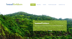 Desktop Screenshot of nomadtrekkers.in